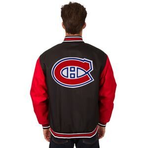 Montreal Canadiens Poly-Twill Jacket (P03blk/red)